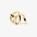Earcuff Naja esmeralda