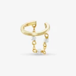 Earcuff em forma de gota