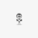 Piercing ankh branco